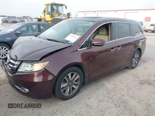 2015 Honda Odyssey Touring Elite with VIN 5FNRL5H9XFB026405, listed as a IAAI auction lot 41780562 with 134,897 mi miles and . Bid and sale history available at DreamBid. Image 17.