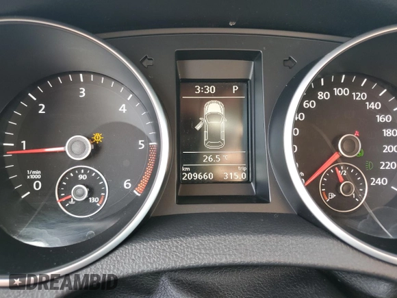 2014 Volkswagen Jetta SportWagen TDI w/Sunroof & Nav with VIN 3VWPL7AJ6EM620603, listed as a Copart auction lot 71386874 with 209,660 mi miles and Salvage Title. Bid and sale history available at carsss.com. Image 9.