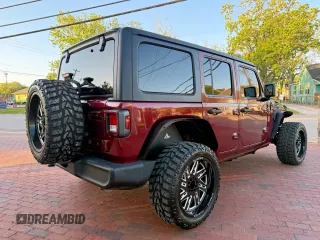 2021 Jeep Wrangler Unlimited Willys с VIN 1C4HJXDNXMW680247, выставлен на аукционе Copart как лот 59822035 с пробегом 77 407 миль миль и Чистый • Clean title. История ставок и продаж доступна на DreamBid. Изображение 4.