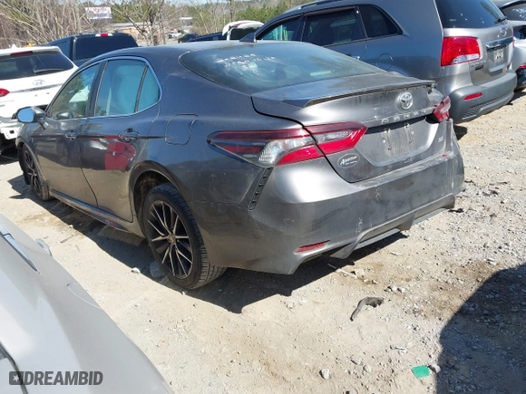 2021 Toyota Camry SE Nightshade with VIN 4T1G11AK1MU515861, listed as a IAAI auction lot 41676074 with 107,380 mi miles. Bid and sale history available at carsss.com. Image 3.