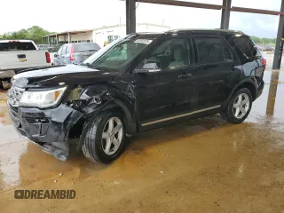 2018 Ford Explorer XLT with VIN 1FM5K7DH7JGB51172, listed as a Copart auction lot 53892525 with 140,896 mi miles and Salvage Title. Bid and sale history available at DreamBid. Image 1.