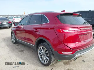 2018 Lincoln MKC Reserve with VIN 5LMCJ3C90JUL14515, listed as a IAAI auction lot 41361314 with 33,556 mi miles and . Bid and sale history available at DreamBid. Image 3.