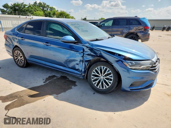 2021 Volkswagen Jetta S with VIN 3VWC57BU2MM001917, listed as a Copart auction lot 62169415 with 105,256 mi miles and Salvage title. Bid and sale history available at DreamBid. Image 4.