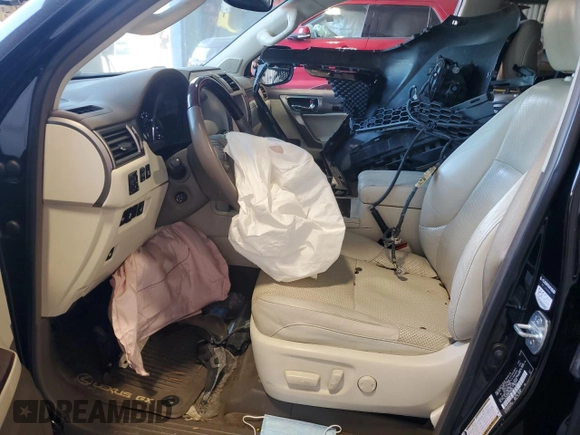 2015 Lexus GX 460 Luxury with VIN JTJJM7FX8F5093204, listed as a Copart auction lot 53700195 with 135,083 mi miles and Salvage title. Bid and sale history available at DreamBid. Image 7.