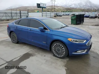 2017 Ford Fusion Titanium with VIN 3FA6P0SU7HR264551, listed as a Copart auction lot 50689735 with 90,367 mi miles and Salvage title. Bid and sale history available at DreamBid. Image 4.