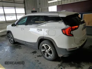 2018 GMC Terrain SLT with VIN 3GKALVEV1JL366202, listed as a Copart auction lot 44376235 with 96,168 mi miles and Salvage Title. Bid and sale history available at carsss.com. Image 2.