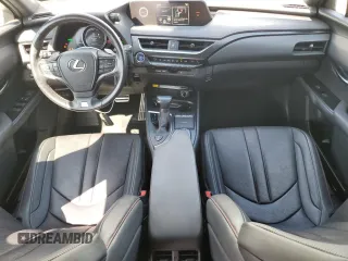 2021 Lexus UX 250h F Sport with VIN JTHE9JBH0M2043962, listed as a Copart auction lot 62220935 with 43,278 mi miles and Salvage title. Bid and sale history available at DreamBid. Image 8.