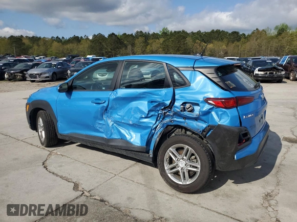 2021 Hyundai Kona SE with VIN KM8K1CAA1MU638153, listed as a Copart auction lot 51253075 with 79,346 mi miles and Salvage Title. Bid and sale history available at carsss.com. Image 2.