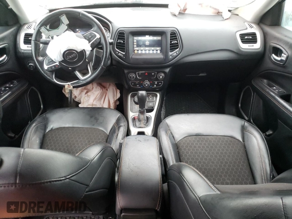 2021 Jeep Compass Altitude with VIN 3C4NJDBB7MT503266, listed as a Copart auction lot 51506075 with 77,524 mi miles and Salvage title. Bid and sale history available at DreamBid. Image 8.