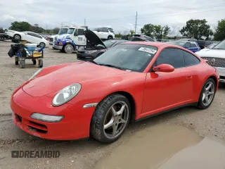 2007 Porsche 911 Carrera with VIN WP0AA29957S710363, listed as a Copart auction lot 73647294 with 0 mi miles and Salvage Title. Bid and sale history available at carsss.com. Image 1.