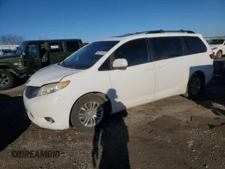 2011 Toyota Sienna XLE AAS with VIN 5TDYK3DC4BS064187, listed as a Copart auction lot 46417045 with 284,599 mi miles and Salvage Title. Bid and sale history available at carsss.com. Image 1.
