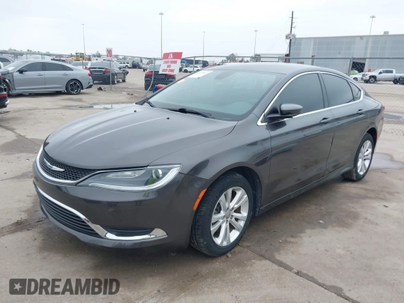 2016 Chrysler 200 Limited with VIN 1C3CCCAB0GN165568, listed as a IAAI auction lot 41434667 with 157,463 mi miles and . Bid and sale history available at carsss.com. Image 2.