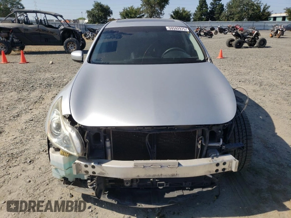 2013 Infiniti G37 Journey with VIN JN1CV6AP9DM718662, listed as a Copart auction lot 59592975 with 165,697 mi miles and Salvage title. Bid and sale history available at DreamBid. Image 5.