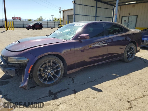 2020 Dodge Charger R/T with VIN 2C3CDXCT9LH228289, listed as a Copart auction lot 50197165 with 93,856 mi miles and Clean Title. Bid and sale history available at DreamBid. Image 1.