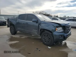 2019 GMC Canyon 2WD SLE with VIN 1GTG5CEN5K1331384, listed as a Copart auction lot 43317035 with 38,542 mi miles and Salvage Title. Bid and sale history available at carsss.com. Image 4.