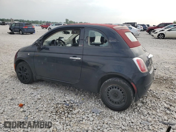 2015 FIAT 500 Pop with VIN 3C3CFFDR4FT663093, listed as a Copart auction lot 60199925 with 116,500 mi miles and Clean title. Bid and sale history available at DreamBid. Image 2.