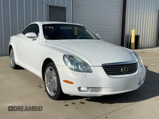 2002 Lexus SC with VIN JTHFN48Y220024203, listed as a Copart auction lot 55532225 with 247,233 mi miles and Clean Title. Bid and sale history available at carsss.com. Image 1.