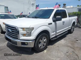 2017 Ford F-150 XL with VIN 1FTEX1CP7HKC79608, listed as a IAAI auction lot 42092797 with 139,435 mi miles. Bid and sale history available at carsss.com. Image 2.