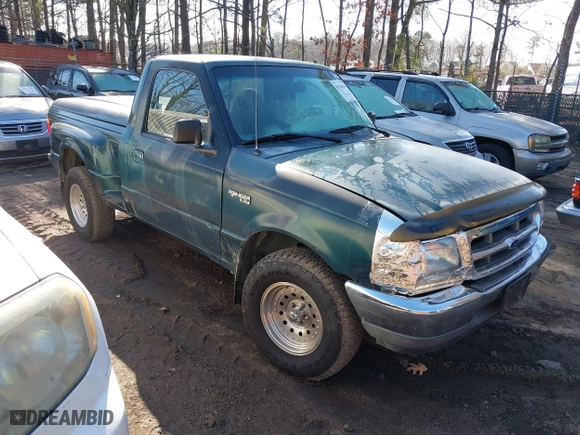 1998 Ford Ranger XL with VIN 1FTYR10CXWTA84196, listed as a IAAI auction lot 41704818 with 199,566 mi miles. Bid and sale history available at carsss.com. Image 1.