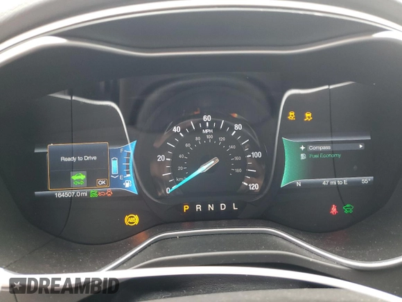 2016 Ford Fusion SE Hybrid with VIN 3FA6P0LU8GR261476, listed as a Copart auction lot 45362235 with 164,507 mi miles and Salvage Title. Bid and sale history available at carsss.com. Image 9.