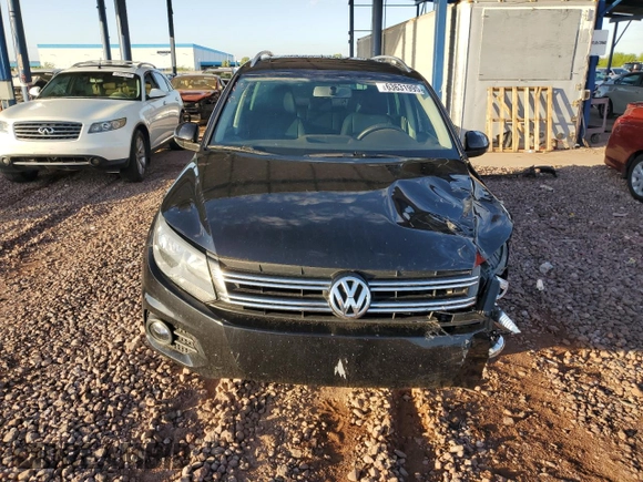 2015 Volkswagen Tiguan SEL with VIN WVGAV7AX2FW524276, listed as a Copart auction lot 63631995 with 87,284 mi miles and Salvage title. Bid and sale history available at DreamBid. Image 5.