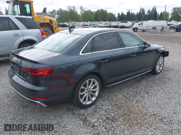 2019 Audi A4 Premium Plus z VIN WAUENAF47KA056731, wystawiony jako IAAI lot #42146427 z przebiegiem 32 342 mil mil oraz . Historia ofert i sprzedaży dostępna na DreamBid. Obrazek 4.