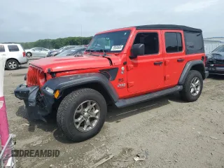 2020 Jeep Wrangler Unlimited Sport Altitude z VIN 1C4HJXDG2LW206079, wystawiony jako Copart lot #59040695 z przebiegiem 77 917 mil mil oraz Szkoda całkowita • Salvage title. Historia ofert i sprzedaży dostępna na DreamBid. Obrazek 1.