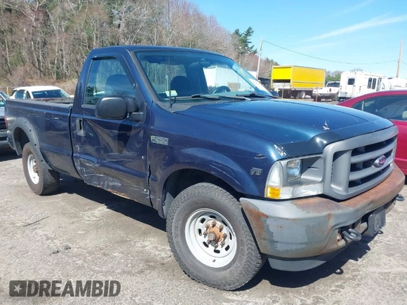 2002 Ford Super Duty F-250 XL with VIN 1FTNF20L92EA36463, listed as a IAAI auction lot 41994490 with 113,802 mi miles. Bid and sale history available at carsss.com. Image 1.