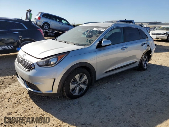 2017 Kia Niro FE with VIN KNDCB3LC3H5073697, listed as a Copart auction lot 83549084 with 133,696 mi miles and Salvage Title. Bid and sale history available at carsss.com. Image 1.