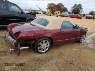 2004 Ford Thunderbird Deluxe with VIN 1FAHP60A24Y104125, listed as a Copart auction lot 81853254 with 30,201 mi miles and Salvage Title. Bid and sale history available at DreamBid. Image 3.