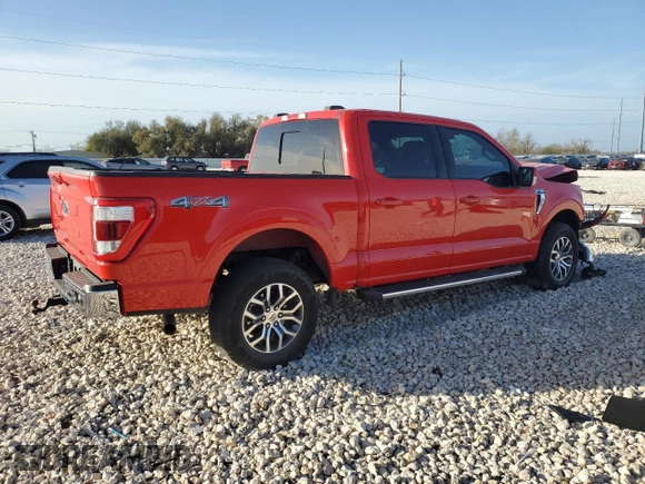 2022 Ford F-150 XL with VIN 1FTFW1E57NKE53207, listed as a Copart auction lot 49219265 with 49,140 mi miles and Salvage Title. Bid and sale history available at carsss.com. Image 3.