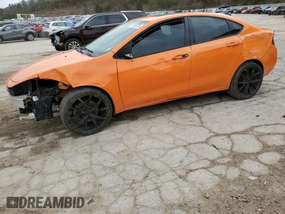 2014 Dodge Dart GT with VIN 1C3CDFEB1ED826634, listed as a Copart auction lot 47309735 with 131,944 mi miles and Salvage Title. Bid and sale history available at carsss.com. Image 1.