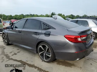 2018 Honda Accord Sedan Sport 1.5T with VIN 1HGCV1F3XJA195186, listed as a Copart auction lot 61652694 with 0 mi miles and Non Repairable. Bid and sale history available at carsss.com. Image 2.