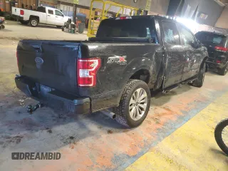 2018 Ford F-150 XL with VIN 1FTEW1E56JFC27884, listed as a Copart auction lot 42515805 with Not Provided miles and Salvage Title. Bid and sale history available at DreamBid. Image 3.