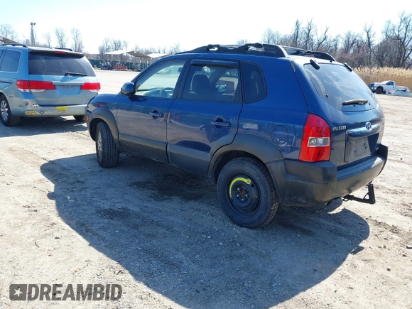 2005 Hyundai Tucson GLS with VIN KM8JN72D35U169942, listed as a IAAI auction lot 41763028 with 181,507 mi miles and . Bid and sale history available at DreamBid. Image 3.