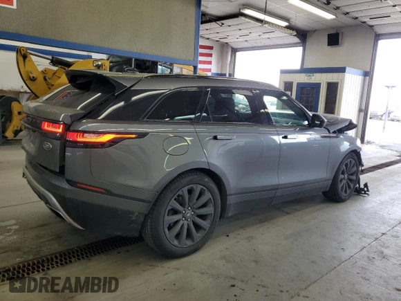 2019 Land Rover Range Rover Velar R-Dynamic SE with VIN SALYL2FV8KA211395, listed as a Copart auction lot 52767055 with 38,478 mi miles and Salvage title. Bid and sale history available at DreamBid. Image 3.