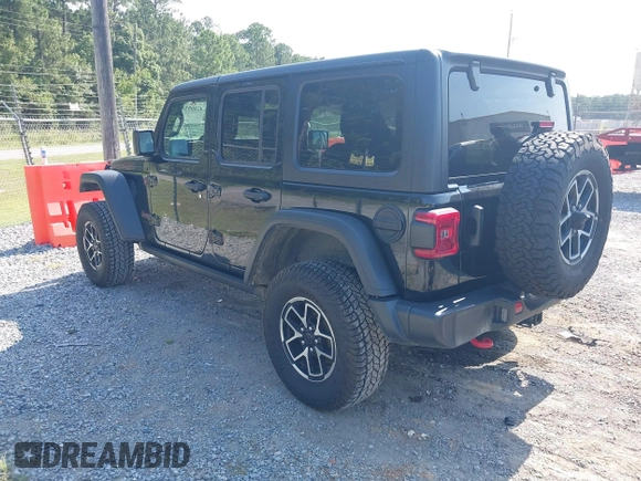 2024 Jeep Wrangler Rubicon с VIN 1C4PJXFG2RW253100, выставлен на аукционе IAAI как лот 42608331 с пробегом 39 844 миль миль и . История ставок и продаж доступна на DreamBid. Изображение 3.