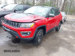 2019 Jeep Compass Trailhawk with VIN 3C4NJDDB6KT786348, listed as a IAAI auction lot 41963536 with 58,598 mi miles and . Bid and sale history available at DreamBid. Image 17.