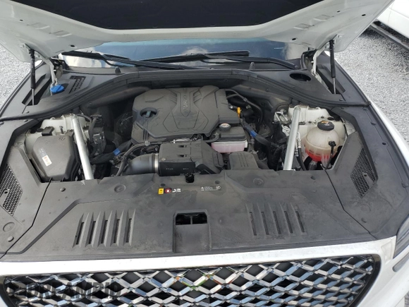 2022 Genesis GV70 2.5T with VIN KMUMADTB0NU058027, listed as a Copart auction lot 53203315 with 45,903 mi miles and Non repairable. Bid and sale history available at DreamBid. Image 12.