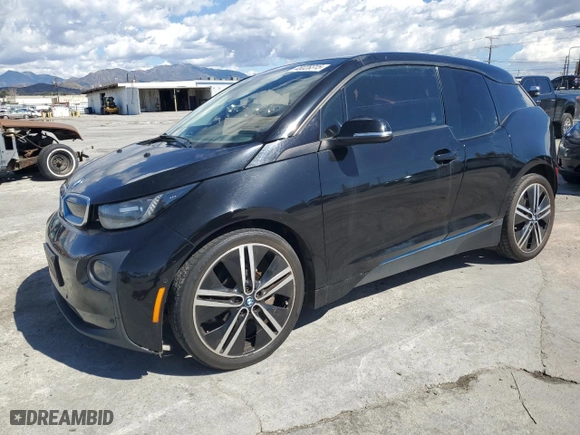 2017 BMW i3 with VIN WBY1Z8C36HV892055, listed as a Copart auction lot 48028315 with 106,110 mi miles and Salvage Title. Bid and sale history available at carsss.com. Image 1.