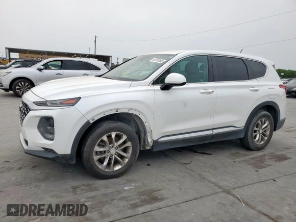 2020 Hyundai Santa Fe SE with VIN 5NMS2CAD1LH157689, listed as a Copart auction lot 53910495 with 73,011 mi miles and Clean Title. Bid and sale history available at carsss.com. Image 1.