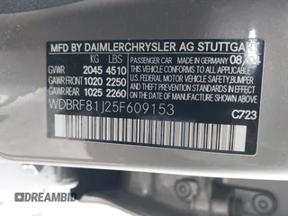 2005 Mercedes-Benz C 240 with VIN WDBRF81J25F609153, listed as a IAAI auction lot 41582984 with 148,546 mi miles and . Bid and sale history available at DreamBid. Image 9.