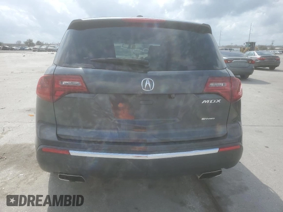 2013 Acura MDX with VIN 2HNYD2H21DH512659, listed as a Copart auction lot 44909735 with 171,737 mi miles and Salvage Title. Bid and sale history available at carsss.com. Image 6.