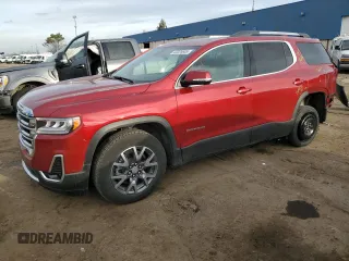 2022 GMC Acadia SLT with VIN 1GKKNULS0NZ141656, listed as a Copart auction lot 42225605 with 40,646 mi miles and Salvage title. Bid and sale history available at DreamBid. Image 1.