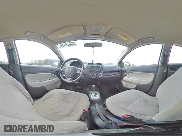 2017 Mitsubishi Mirage ES with VIN ML32F3FJ9HHF10830, listed as a Copart auction lot 60078115 with 227,571 mi miles and Salvage title. Bid and sale history available at DreamBid. Image 14.