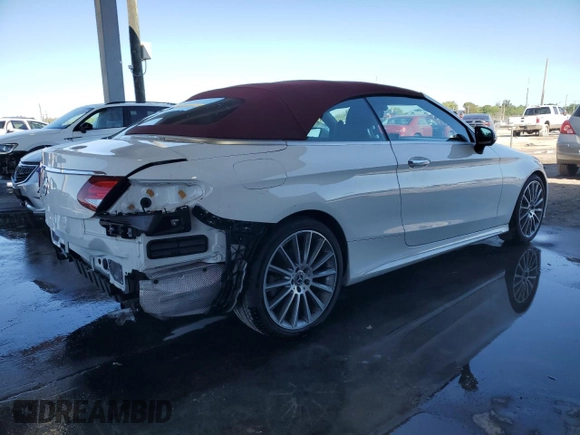 2018 Mercedes-Benz C 300 with VIN WDDWK4JB6JF710763, listed as a Copart auction lot 46602625 with 56,031 mi miles and Salvage Title. Bid and sale history available at DreamBid. Image 3.