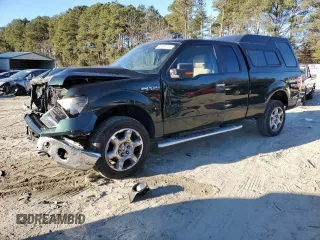2014 Ford F-150 XL with VIN 1FTFX1EF0EFC48729, listed as a Copart auction lot 83400734 with 130,297 mi miles and Salvage Title. Bid and sale history available at carsss.com. Image 1.