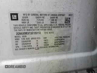 2018 Chevrolet Equinox Premier with VIN 2GNAXMEV7J6189113, listed as a Copart auction lot 47690725 with 115,384 mi miles and Salvage Title. Bid and sale history available at carsss.com. Image 13.