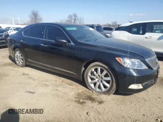 2008 Lexus LS 460 with VIN JTHBL46F585054930, listed as a Copart auction lot 47011615 with Not Provided miles and Clean Title. Bid and sale history available at DreamBid. Image 4.