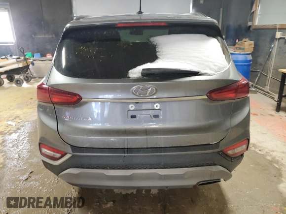2019 Hyundai Santa Fe SE with VIN 5NMS23AD0KH079064, listed as a Copart auction lot 45982265 with 72,184 mi miles and Salvage Title. Bid and sale history available at DreamBid. Image 6.